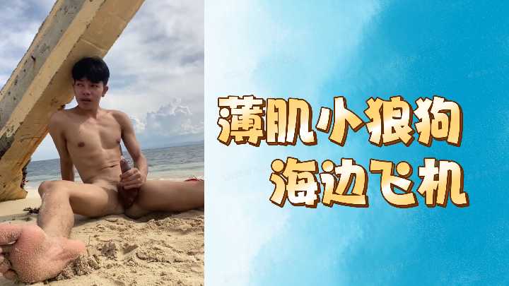 海灘精瘦小狼狗激情自慰實錄