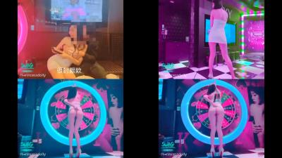 巨乳長腿夜店公主被土豪點台玩骰子，輸慘遭包廂狂插！淫叫浪吟混著啪啪聲超刺激