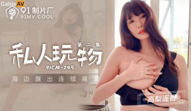 國產女神高梨遙香91CM245私人玩物2：騷貨淫蕩調教，高潮不斷任你玩！